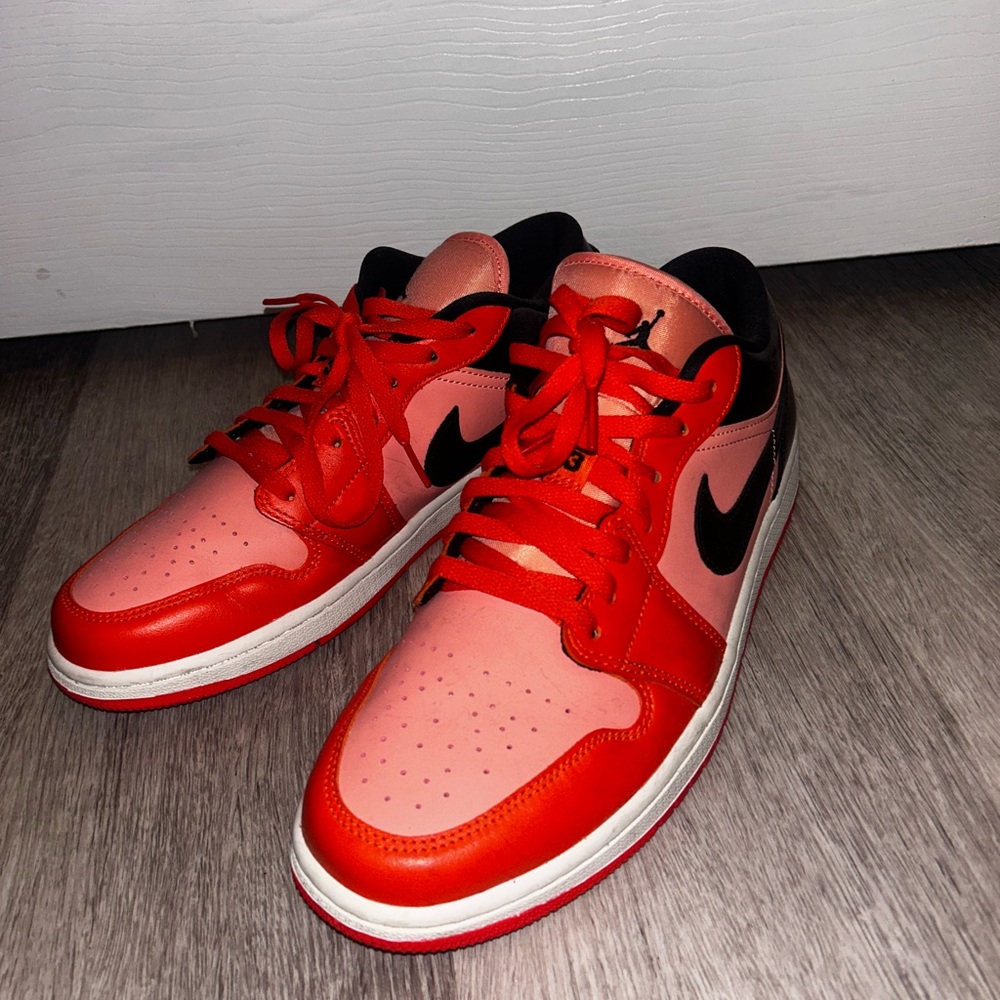 Nike Red and Black Athletic Shoes